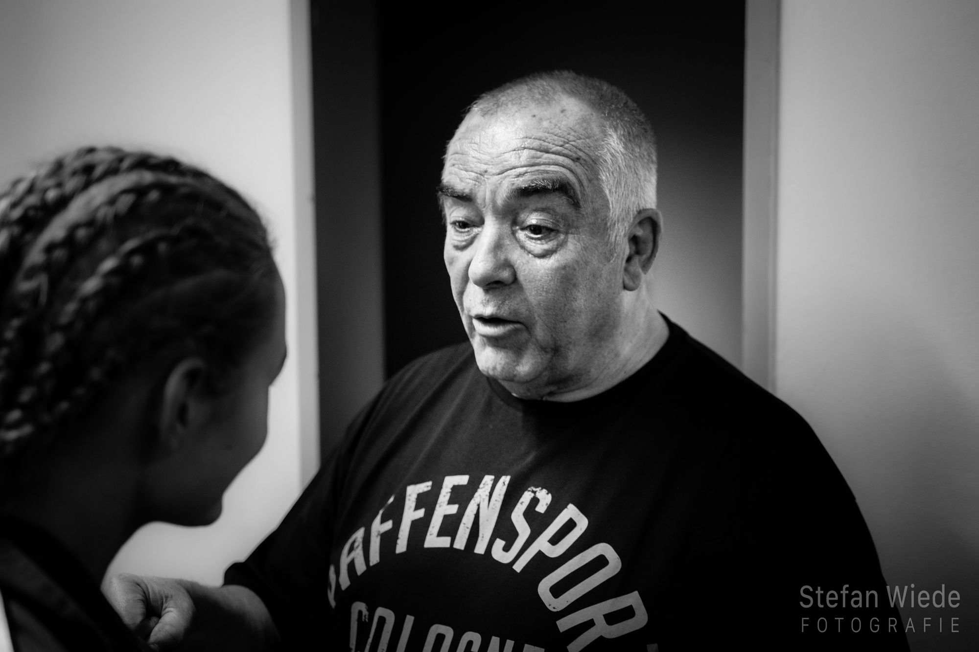 Besprechung mit dem Trainer